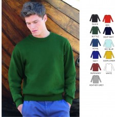 Fruit Of The Loom Set In Sleeve Sweatshirt